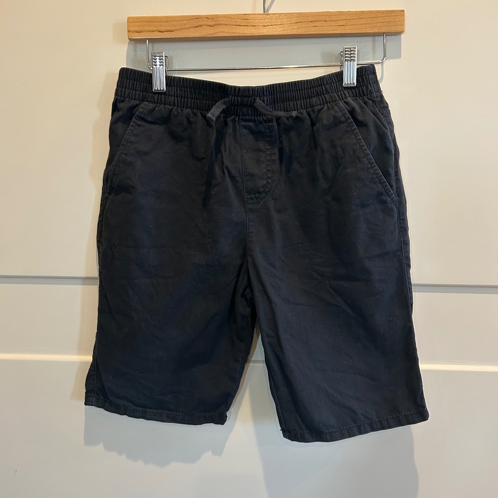 Levis Kids Boys L‎ Large Slim Fit Black Cotton Pull On Shorts 12 13 Years